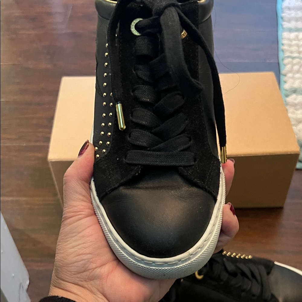 Zadig & Voltaire Women's Sneakers in Black and Gold
